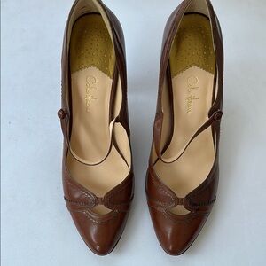 Cole Haan Women's Brown Mary Jane Joelle Heels - Nike Air Pumps - size 9.5